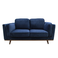 3+2+1 Seater Sofa BlueFabric Lounge Set for Living Room Couch with Wooden Frame Sofas Kings Warehouse 