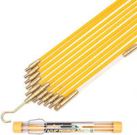 3.3m À# 4mm Fibreglass Electricians Push Pull Rods Cable Cavity Contractors Duct Kings Warehouse 