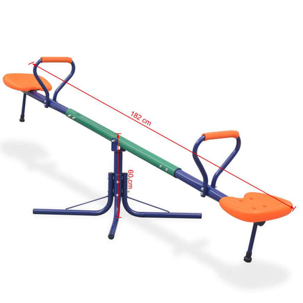 360-Degree Rotating Seesaw Orange Kings Warehouse 