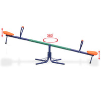360-Degree Rotating Seesaw Orange Kings Warehouse 
