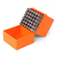 36Pc 6mm Number & Capital Letter Stamp Set Punches Metal Plastic Wood Leather Kings Warehouse 