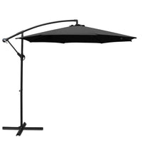3M Cantilevered Outdoor Umbrella - Black Kings Warehouse 