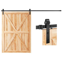 3m Heavy Duty Sliding Barn Single Door Hardware Kit Damper Track Rail Roller System Kings Warehouse 