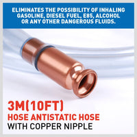 3M Self Priming Siphon Hose Water Jiggler Liquid Transfer Fuel Hose Pump Copper Kings Warehouse 