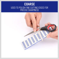 3Pc Diamond Sharpening Stone Whetstone Sharpener Set Scissors Knife With 3 Grits Kings Warehouse 