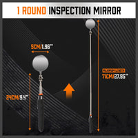 3Pc Magnetic Pick Up Tool & Swivel Inspection Mirror Telescoping Rod Heavy Duty Kings Warehouse 