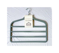 3pcs Velvet Clothes Hangers Grey Kings Warehouse 