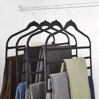 3pcs Velvet Clothes Hangers Grey Kings Warehouse 