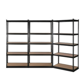 3x0.7M Warehouse Shelving Racking Storage Garage Steel Metal Shelves Rack Kings Warehouse 