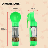 4 in 1 pet scooper & feeder Green FI-FD-113-XQ dog supplies Kings Warehouse 