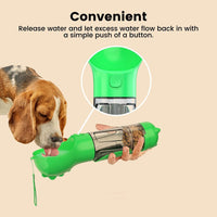 4 in 1 pet scooper & feeder Green FI-FD-113-XQ dog supplies Kings Warehouse 