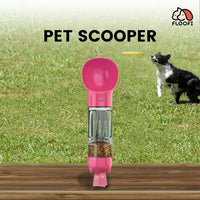 4 in 1 Pet Scooper & Feeder Pink FI-FD-112-XQ dog supplies Kings Warehouse 