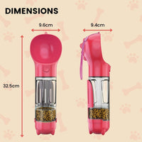 4 in 1 Pet Scooper & Feeder Pink FI-FD-112-XQ dog supplies Kings Warehouse 