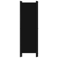 4-Panel Room Divider Black 200x180 cm Kings Warehouse 
