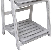 4-Tier Plant Stand Grey 43x33x113 cm Wood Kings Warehouse 