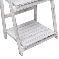 4-Tier Plant Stand White 43x33x113 cm Wood Kings Warehouse 