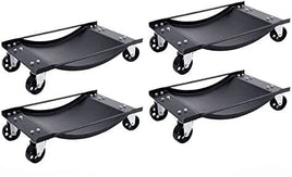 4 x Heavy Duty Wheel Dolly 450 kg 1000 lb Car Vehicle Positioning Jack Platform Kings Warehouse 