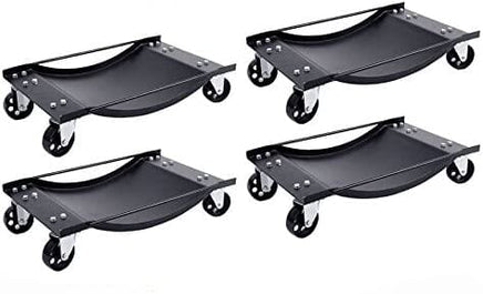 4 x Heavy Duty Wheel Dolly 450 kg 1000 lb Car Vehicle Positioning Jack Platform Kings Warehouse 