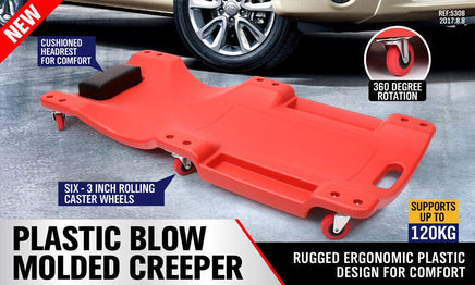 40" Garage Creeper Mechanic Trolley Laying Workshop Auto Repair Swivel Wheels Kings Warehouse 