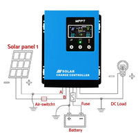 40A MPPT Solar Charge Controller Auto 12V/24V/36V/48V Battery Regulator Kings Warehouse 