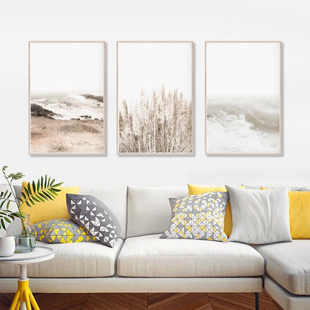 40cmx60cm Coastal Beach 3 Sets Wood Frame Canvas Wall Art Kings Warehouse 