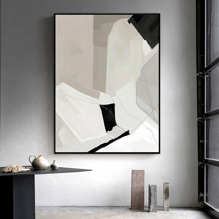 40cmx60cm Modern Abstract 2 Sets Black Frame Canvas Wall Art Kings Warehouse 