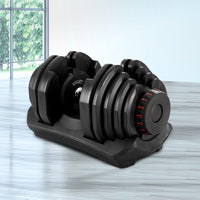 40KG Dumbbells Adjustable Dumbbell Weight Plates Home Gym Exercise New Arrivals Kings Warehouse 
