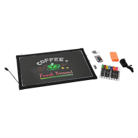 40x60cm LED Drawing Writing Board Remote Controlled Fluorescent Light Up Sensory Play Kings Warehouse 