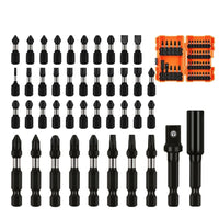 42Pc Impact Screwdriver Bit Set Magnetic Drill Holder Socket Drilling Adapter Kings Warehouse 
