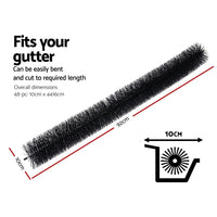 48 Pcs Gutter Brush Guard 92cm X 10cm Length Leaf Twigs Filter Home Garden Kings Warehouse 