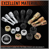48-Pieces SAE and Metric Thread Restorer Kit Fractional Metric Thread Restorer Kings Warehouse 