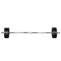 48kg Barbell Set Weight Plates Bar Lifting Bench 168cm Kings Warehouse 