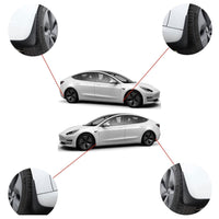 4Pcs Mud Flaps For Tesla Model Y Splash Guards Fender Front Rear TPE Mudguard Kings Warehouse 