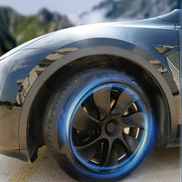 4PCS Wheel Cover Caps 19Inch ABS Black Rim Hubcap Hub Cap For Tesla Model Y Kings Warehouse 