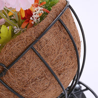 4X Large Garden Hanging Basket With Coir Liner & Chain Flower Plant Pots Baskets garden supplies Kings Warehouse 