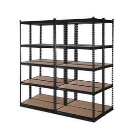 4x1.5M Warehouse Shelving Racking Storage Garage Steel Metal Shelves Rack Kings Warehouse 