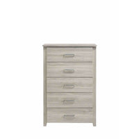 5 Chest Of Drawers Tallboy In White Oak Kings Warehouse 