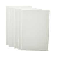 5 pack of 20x30cm Artist Blank Stretched Canvas Canvases Art Large White Range Oil Acrylic Wood Kings Warehouse 