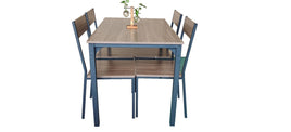 5 Piece Kitchen Dining Room Table and Chairs Set Furniture Kings Warehouse 