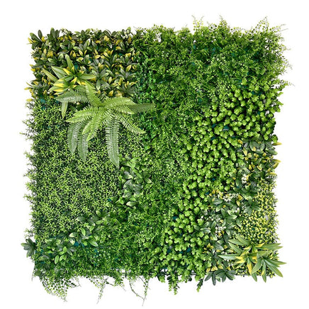 5 SQM Artificial Plant Wall Décor Grass Panels Vertical Garden Foliage Tile Fence 1X1M Green Kings Warehouse 