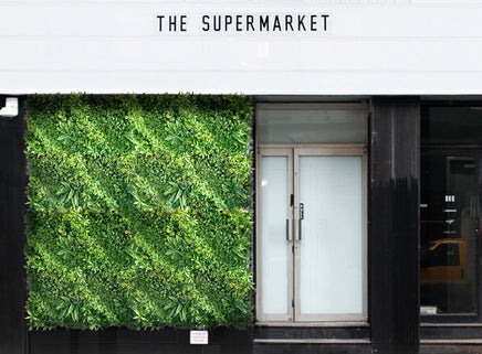 5 SQM Artificial Plant Wall Grass Panels Vertical Garden Foliage Tile Fence 1X1M Green Kings Warehouse 