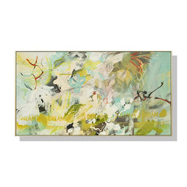 50cmx100cm Summer Dream Gold Frame Canvas Wall Art Kings Warehouse 