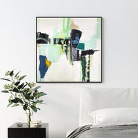 50cmx50cm Hard Truth Black Frame Canvas Wall Art Kings Warehouse 