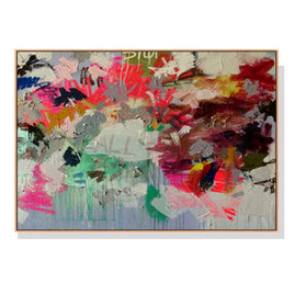 50cmx70cm Abstract Free Flow Wood Frame Canvas Wall Art Kings Warehouse 