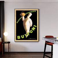 50cmx70cm Buitoni Black Frame Canvas Wall Art KingsWarehouse 