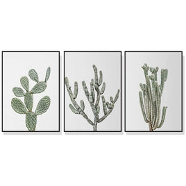 50cmx70cm Desert 3 Sets Black Frame Canvas Wall Art Kings Warehouse 