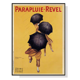 50cmx70cm Parapluie Revel Black Frame Canvas Wall Art Kings Warehouse 