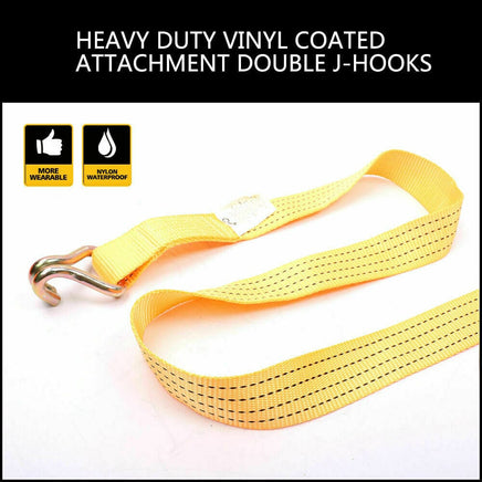 50mm x 10M Tie Down Strap Heavy Duty Ratchet Straps Trailer Boat 2000KG Loading Kings Warehouse 