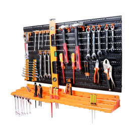 52Pc Wall Mounted Tool Storage Rack Wrench Spanner Holder Screwdriver Pliers New Kings Warehouse 