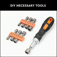 58Pc Ratchet Screwdriver Bits Set Nut Driver Setter Hex Torx Key Phillips Slot Kings Warehouse 